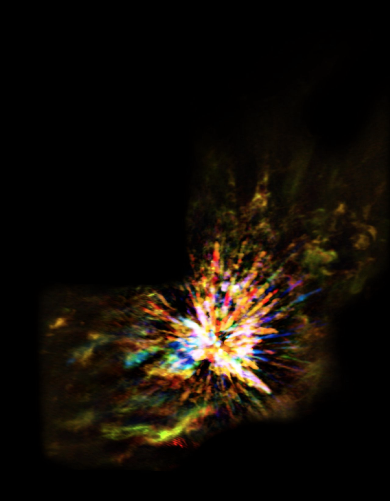 Image: ALMA (ESO/NAOJ/NRAO), J. Bally/H. Drass et al.
